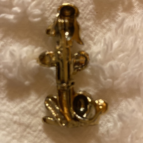 Gerry’s Jewelry Vintage Playful Poodle Brooch Pin Gold toned Signed EUC - Picture 2 of 4